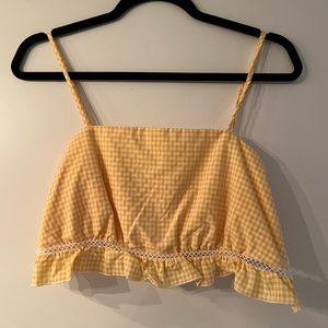 Eggie Women’s Gingham Crop Top